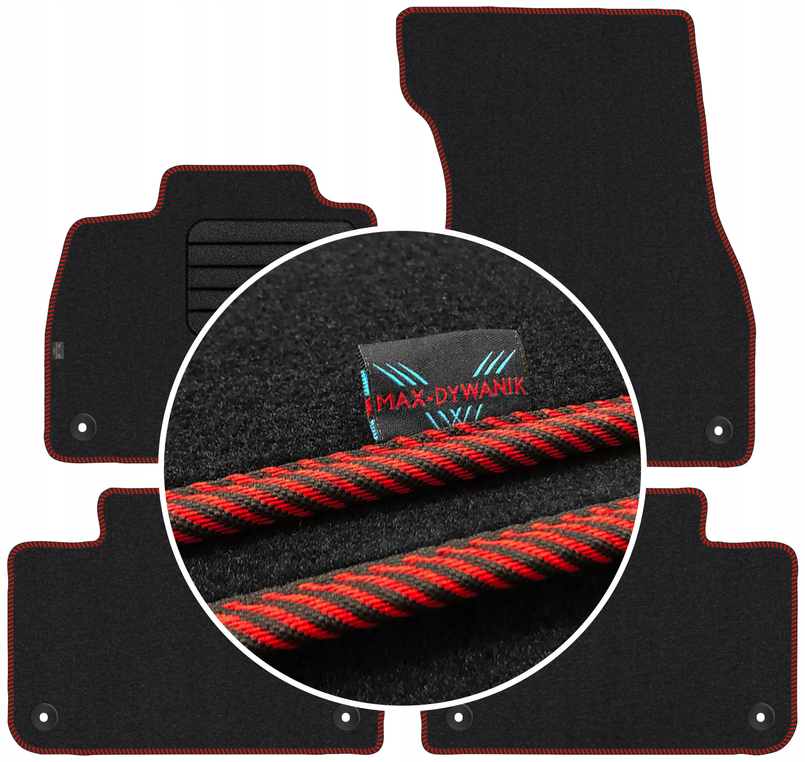 Килимки Max-Килимок велюрові 100579102300 4 el.