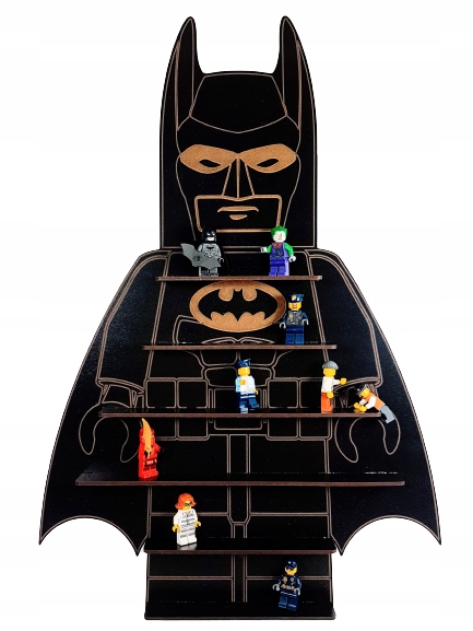 

Batman półka na ludziki klocki figurki czarna