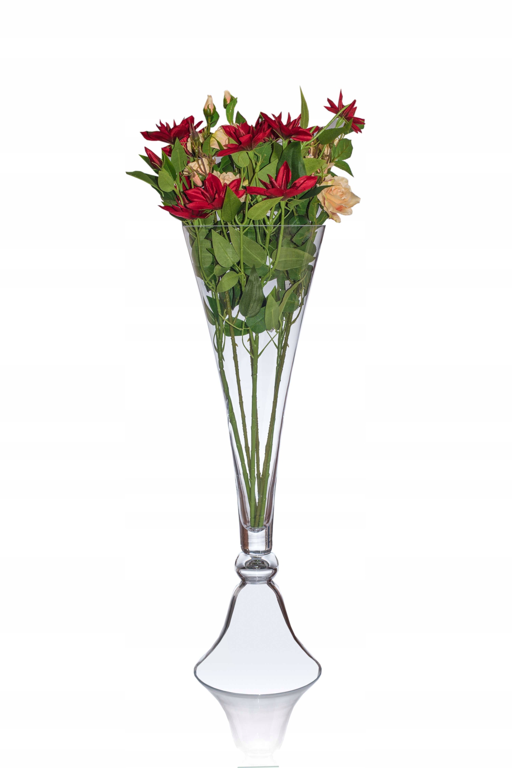 

Wazon świecznik X h-80cm Ø-24,5cm Ø-23,5cm