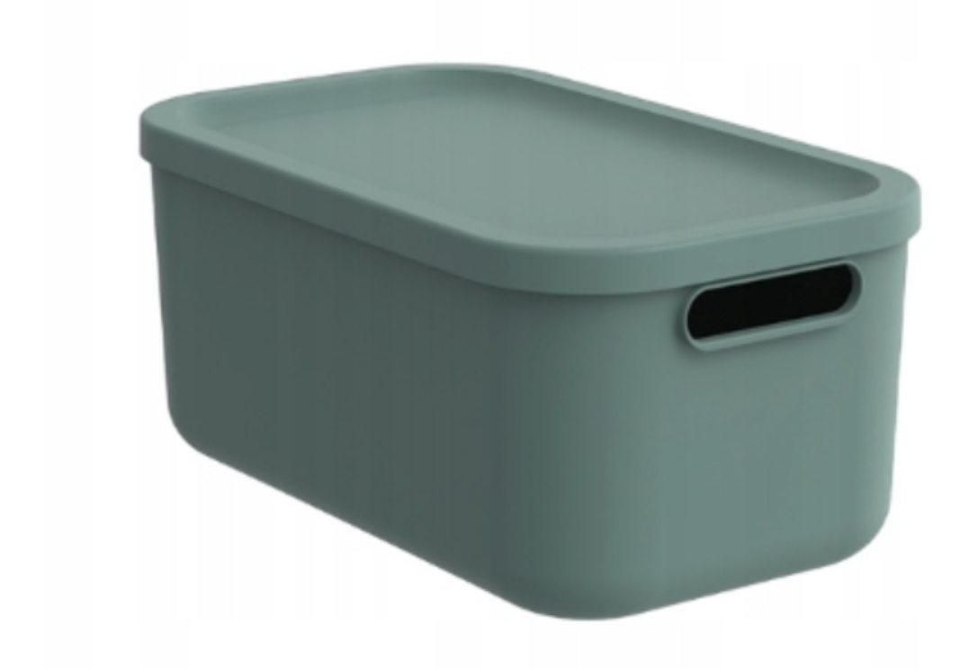 POJEMNIK PUDEŁKO Z POKRYWKĄ ROTHO ALBULA LIGHT 12 L ZIELONY