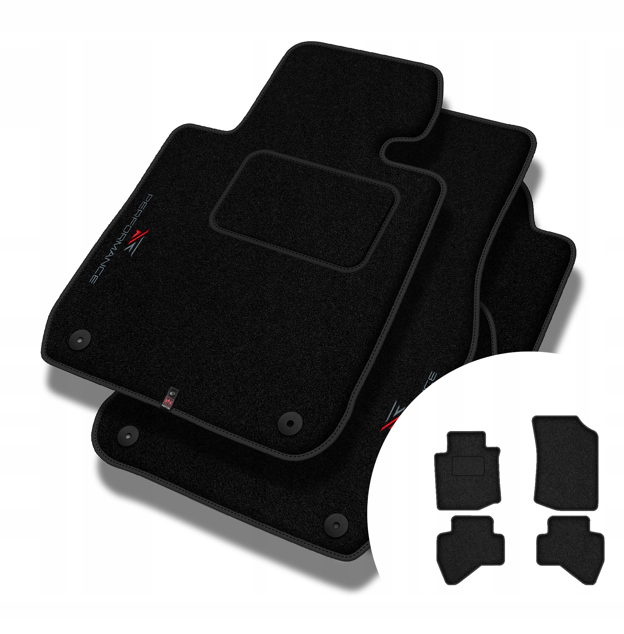 Velurové koberce Performance pro Citroen C1 I 2005-2014