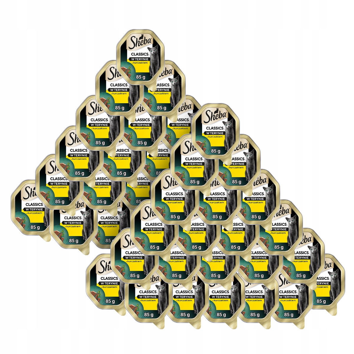 Sheba Classics mokra karma dla kota z kurczakiem w terynie tacka 85 g