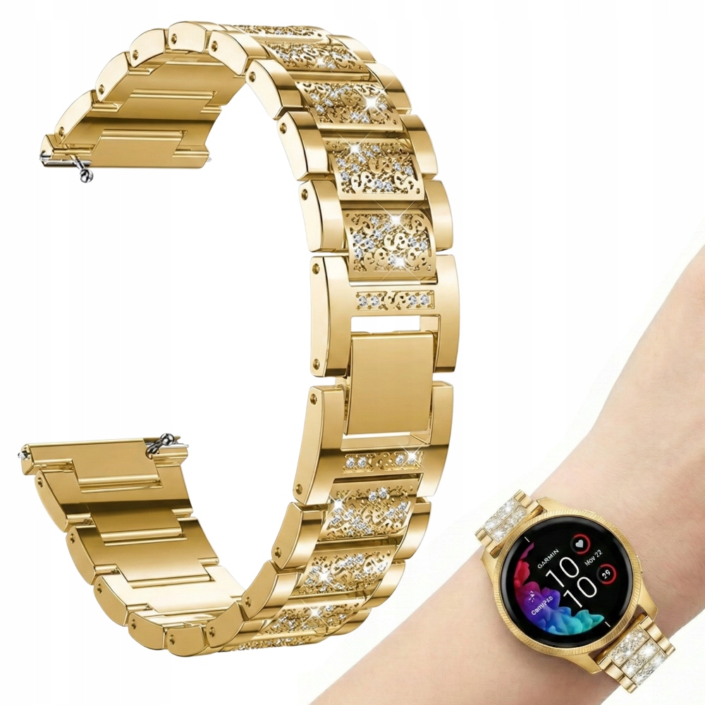 Damska Bransoleta Do Garmin Venu 2 Plus Sq SQ2 Forerunner 55 165 245 645 20