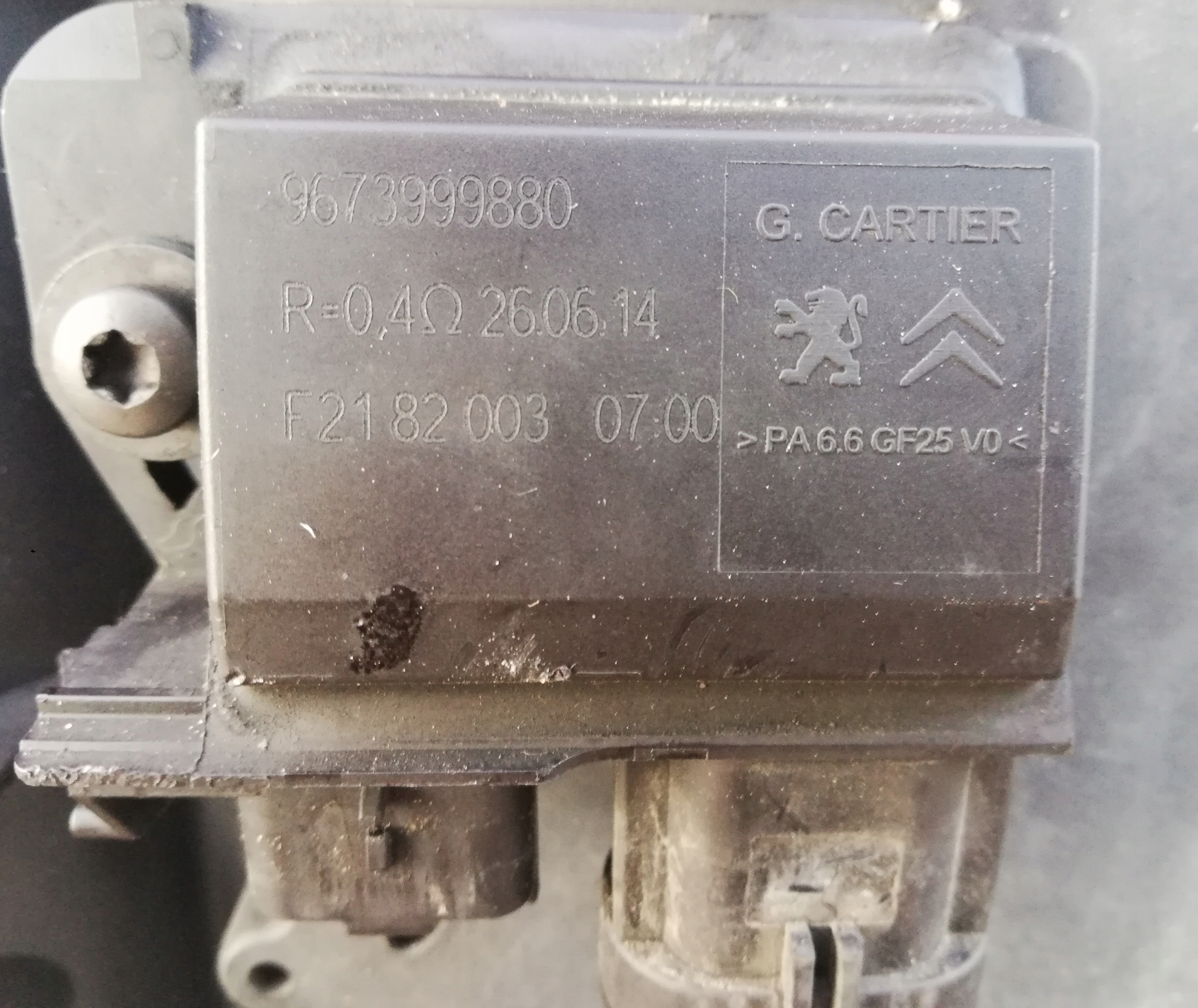 Citroen c4 picasso OPORNICA REZYSTOR WENTYLATORA