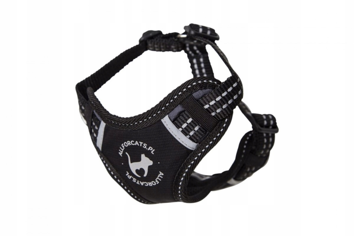 Levně Sportovní obojky ideální pro kočky Černé Xs