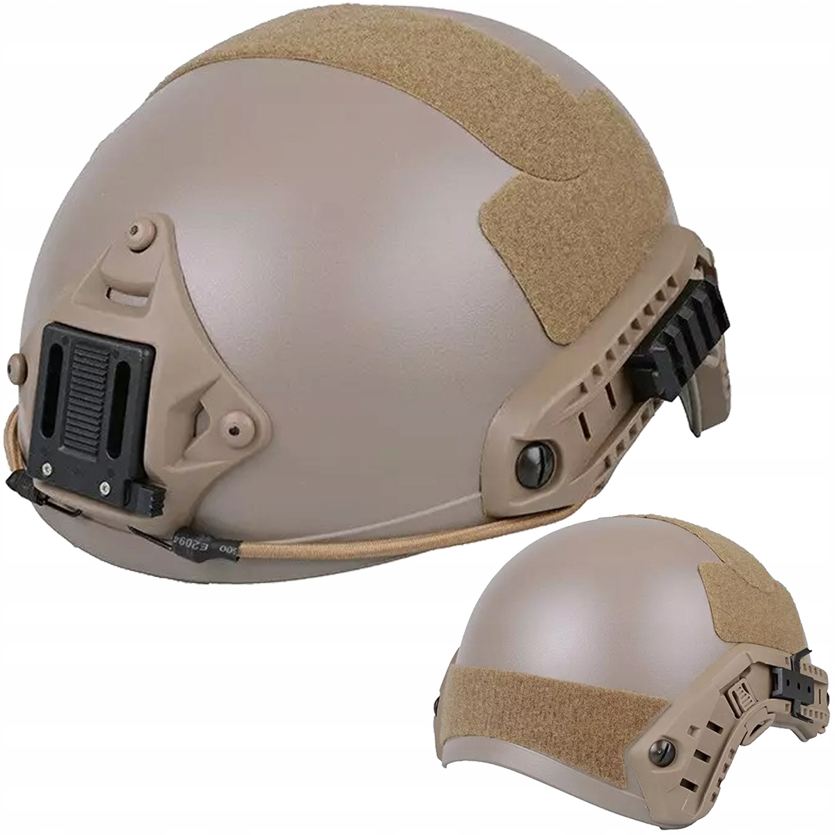 Hełm Wojskowy Replika Ballistic Fma szyny Ris montaż Nv Asg Tan L/XL