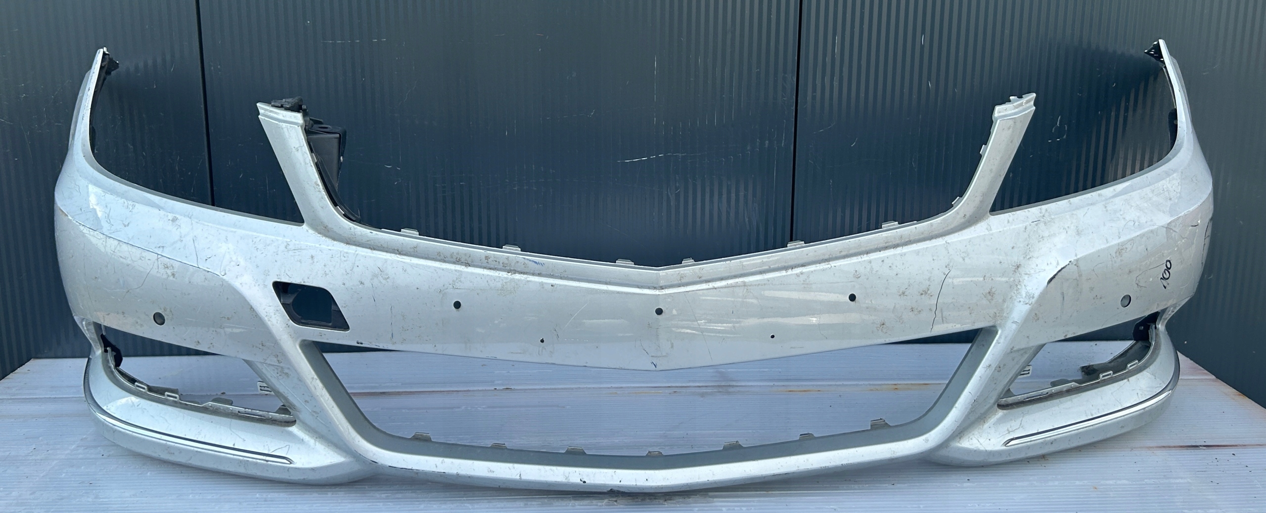 bumper front front MERCEDES C-KLASA 204 LIFT PDC