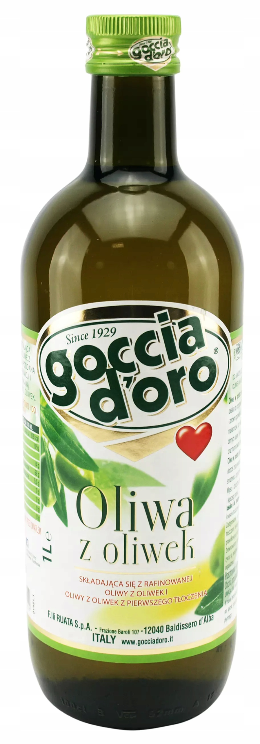 Goccia D'oro Oliwa Z Oliwek 1L
