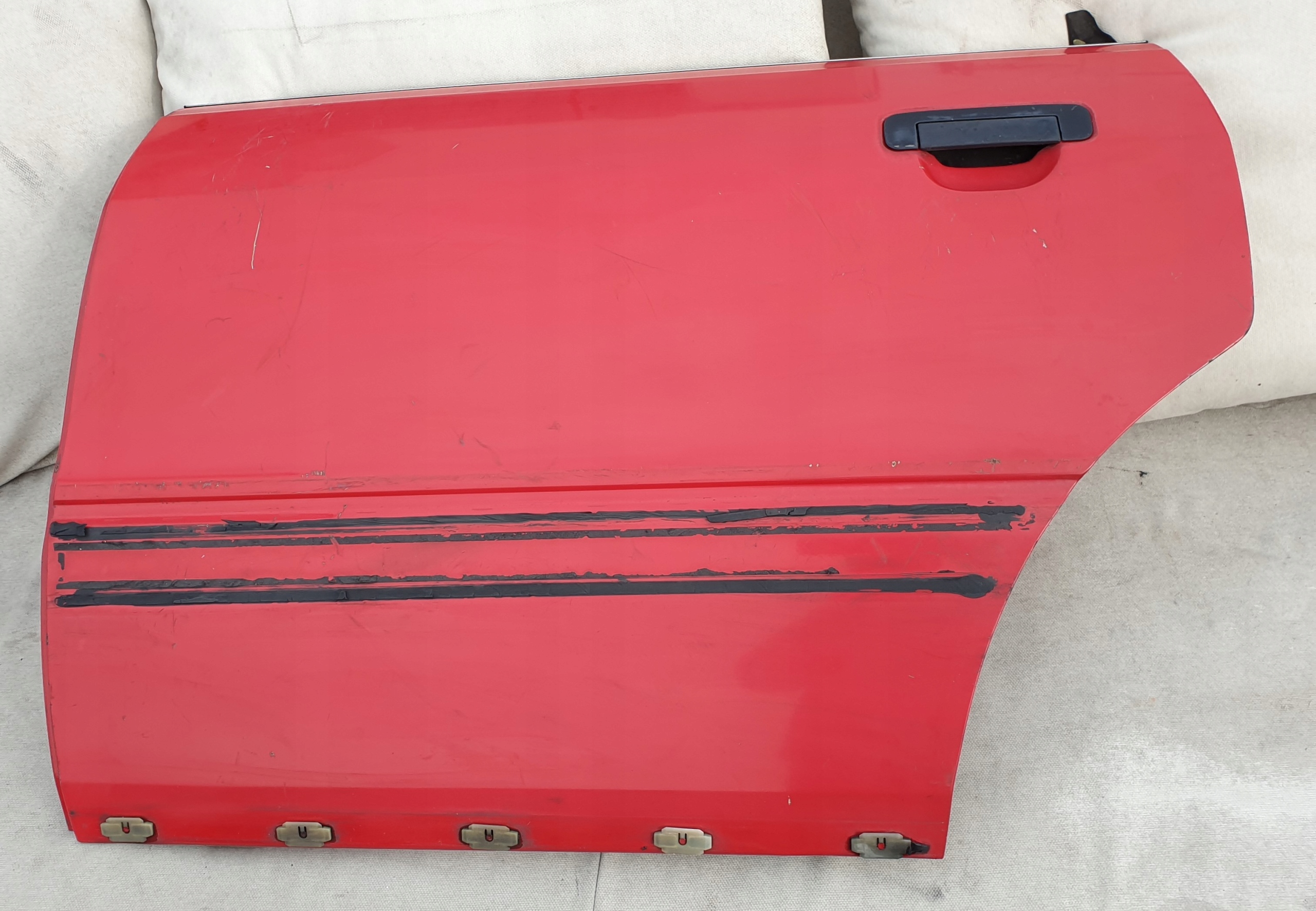 door rear part PLAT left rear AUDI 80 B3 handle ORYGINALNE
