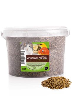 Levně Ugf peletky s moučným červem 3l 2kg