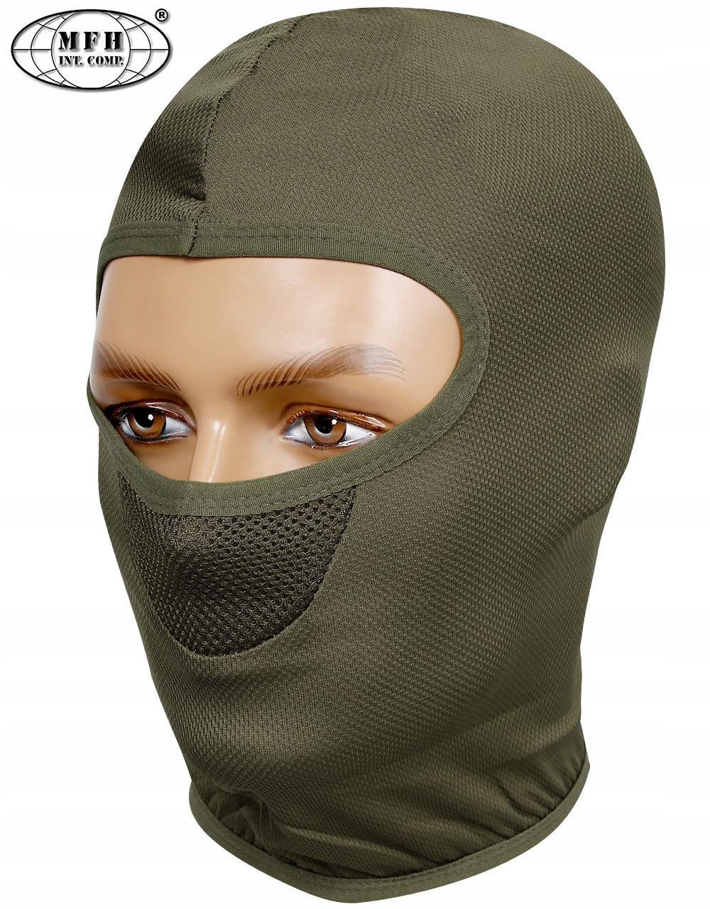 KOMINIARKA Termoaktywna Balaclava 1otwór MFH WOJSKOWA OLIVE GREEN Kod producenta 10897B