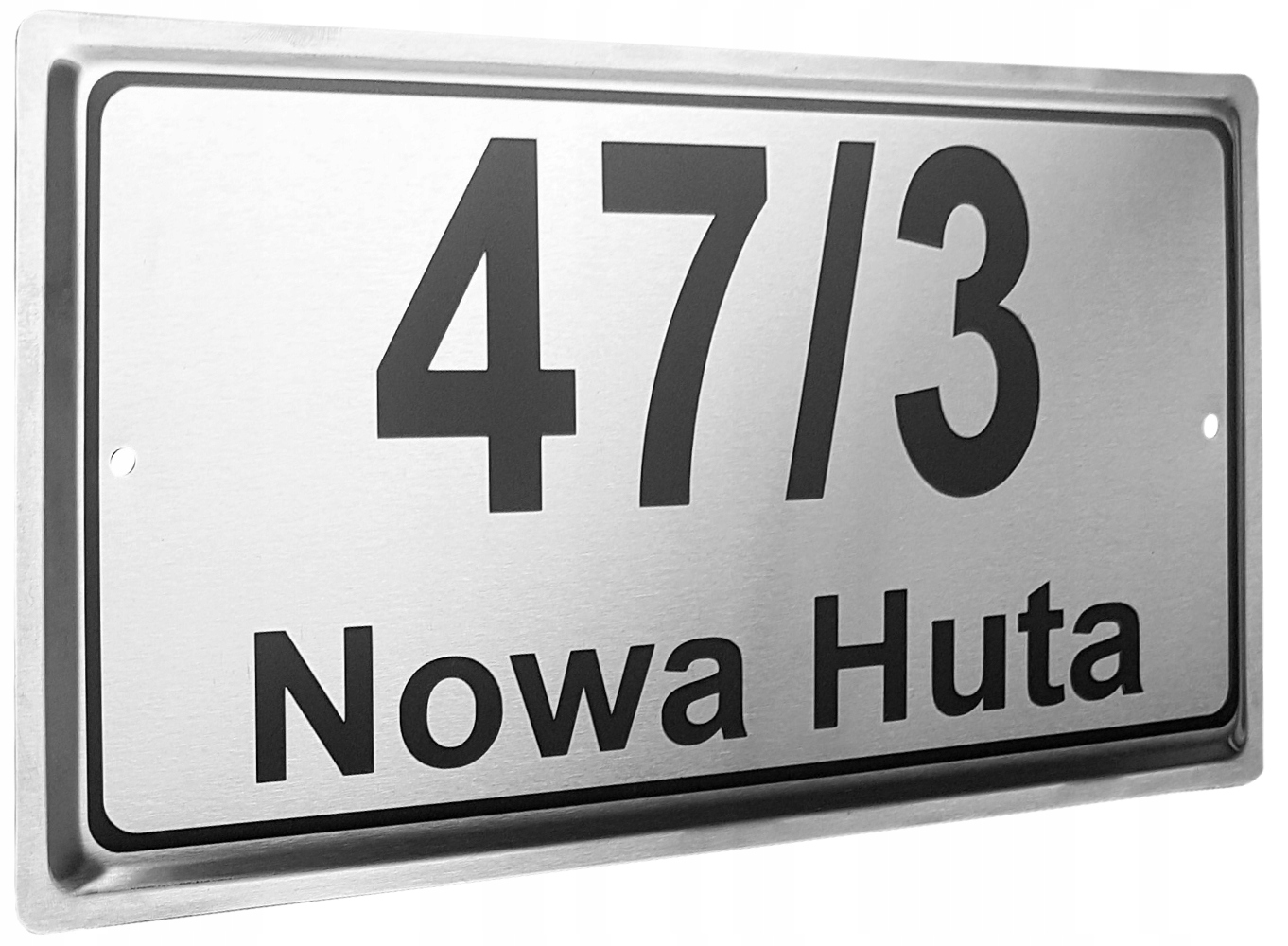TABLICZKA ADRESOWA SZYLD NUMER DOMU - NIERDZEWNA