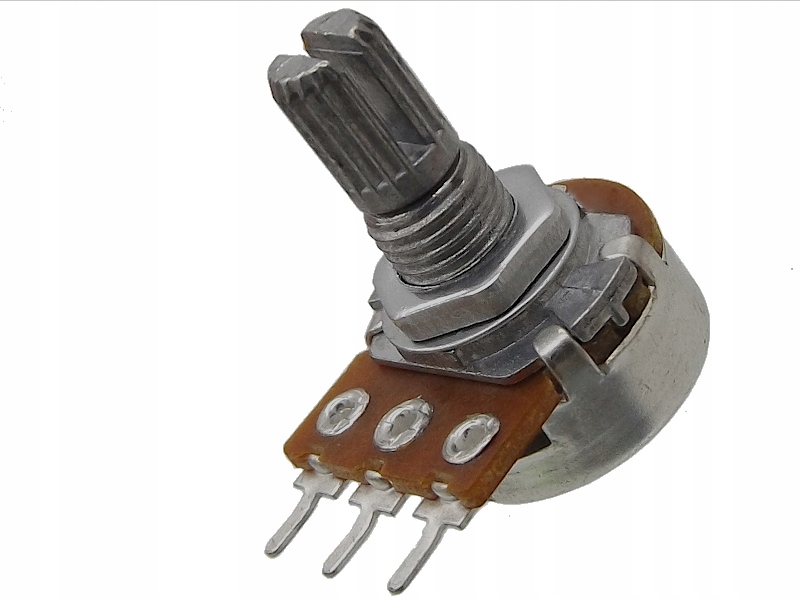 Potencjometr obrotowy liniowy 100k Ohm 0.125W L=15mm