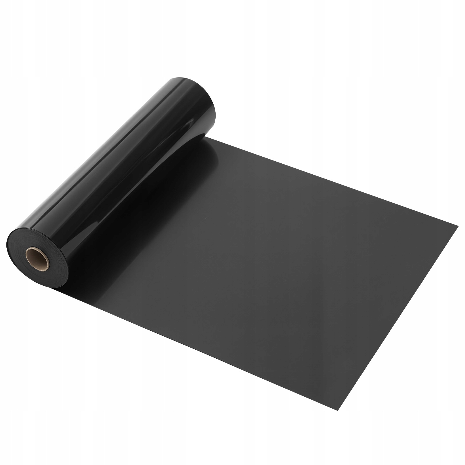Vevor Termotransferová Vinylová Fólia 304.8X15240 MM Čierna Lesklá
