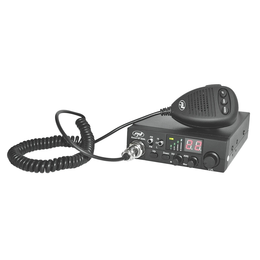 Cb Pni rádiostanica Hp 8000L Escort s nastaviteľným Asq, 12V, 4W, zámok, sú