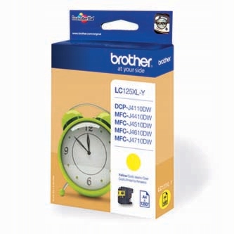 Brother ink tusz LC-125XLY, yellow,