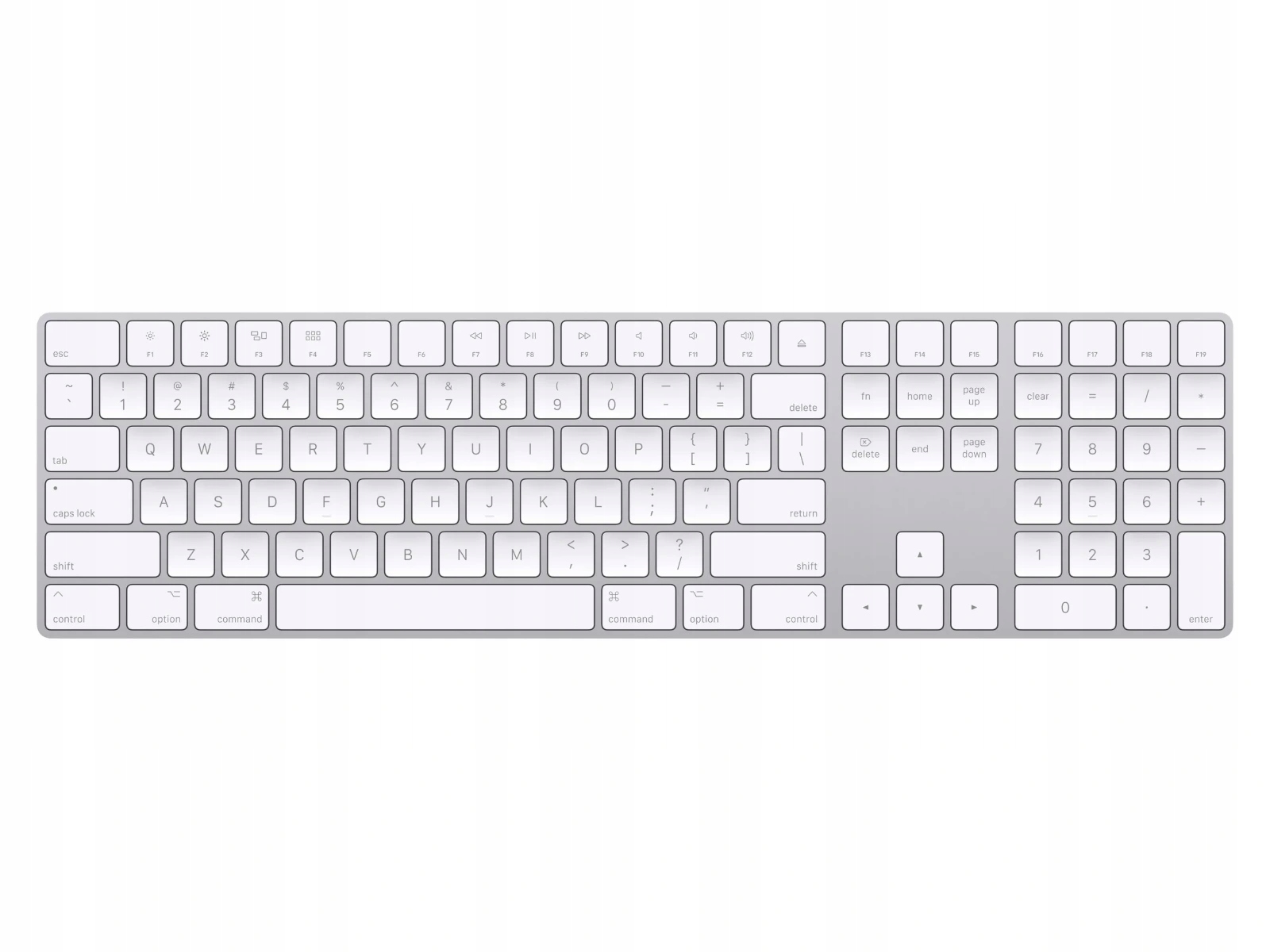Klawiatura Apple Magic Keyboard Numpad A1843 Bluetooth Biała Nowa MacOS