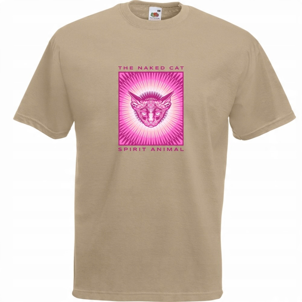 

Koszulka naked cat nagi kot M khaki