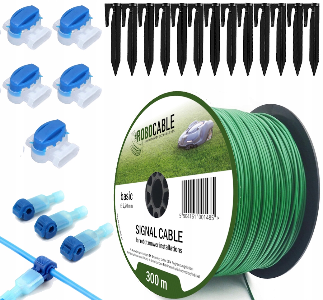 Kábel Obmedzovací kábel pre robotickú kosačku Sada 300 m Špendlíky Robocable