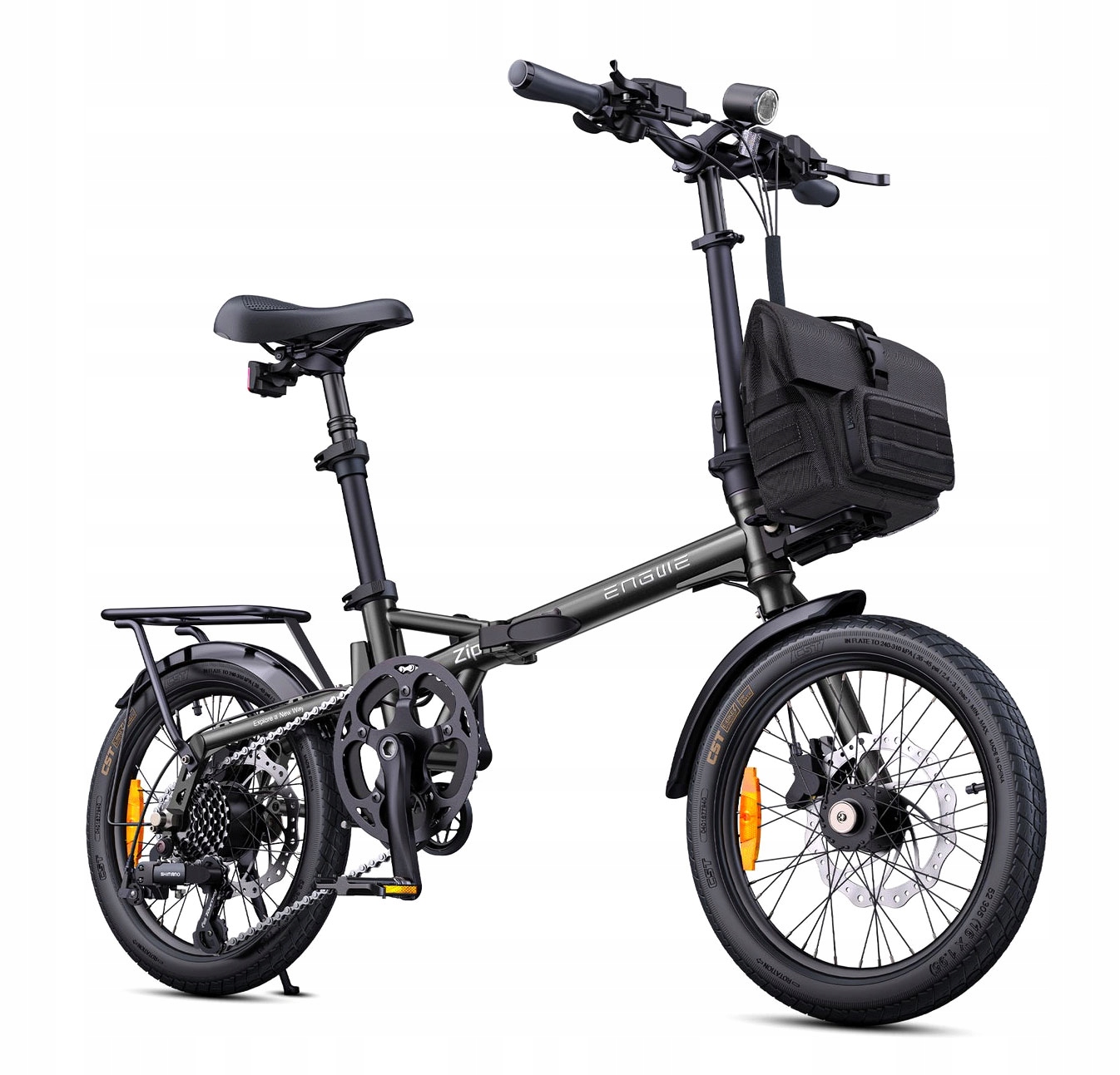 Rower elektryczny składany Engwe Zip (16'') Gray