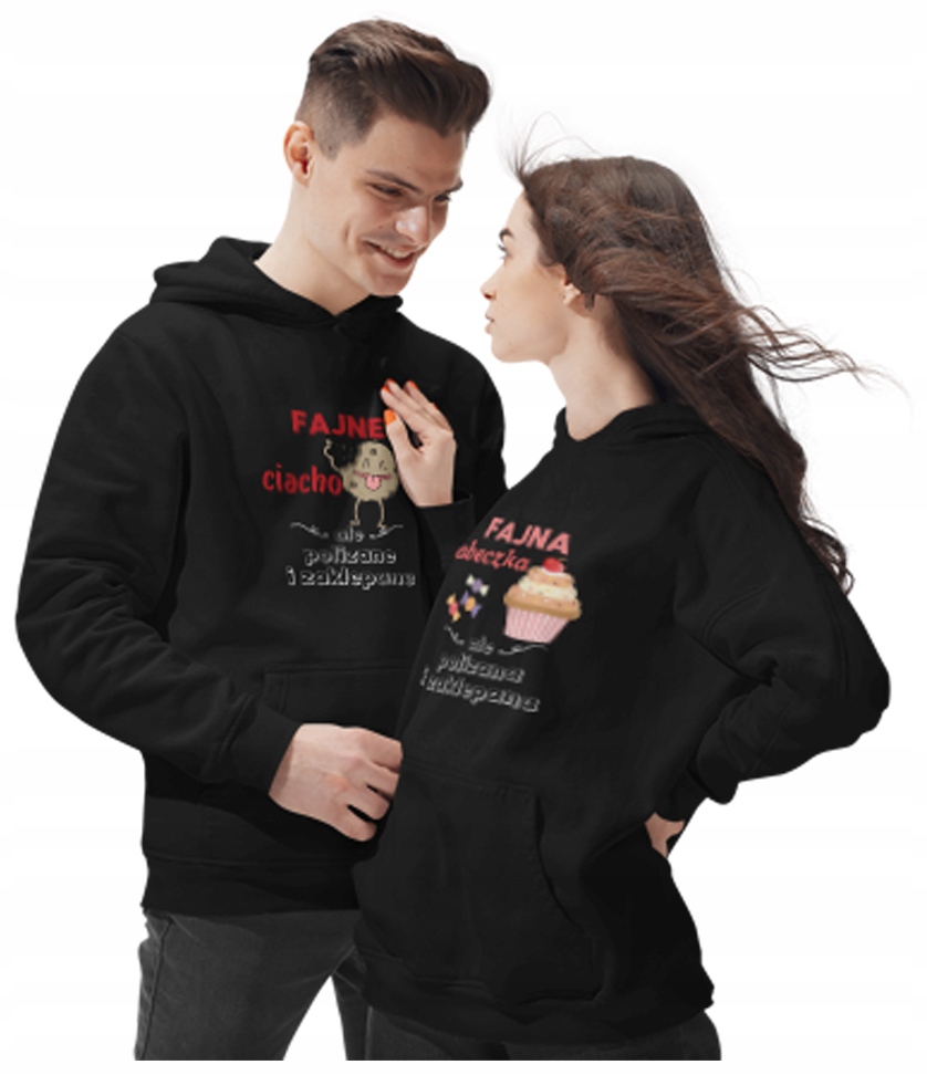 Bluzy Dla Par Zestaw na Walentynki Ciacho XL