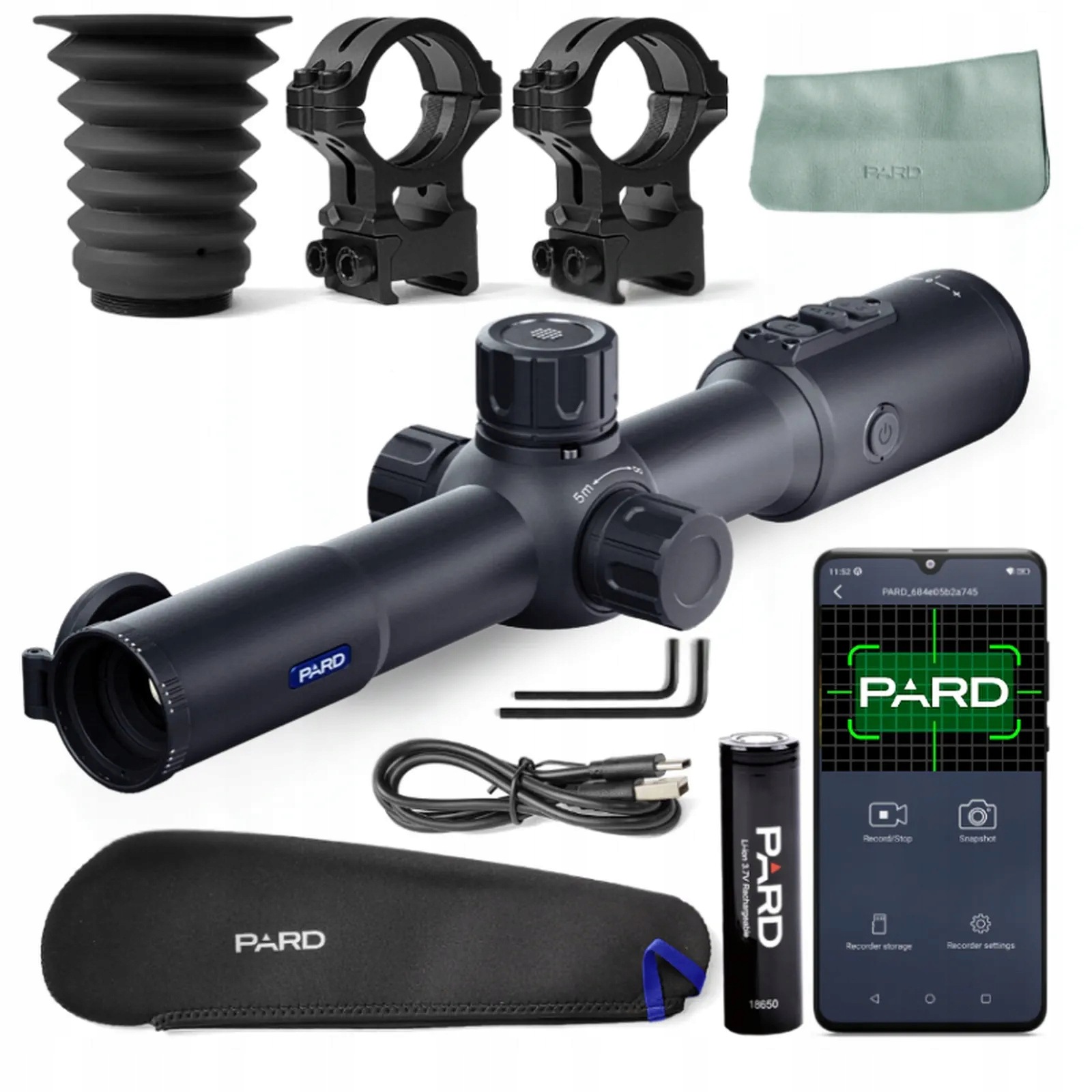 Termovizní zaměřovač Pard Pantera 256 Q PA2Q-25 Oled Set