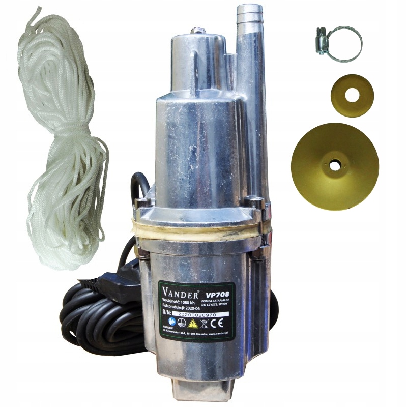 

Pompa do wody Czystej Nurek 580W Vander VP708