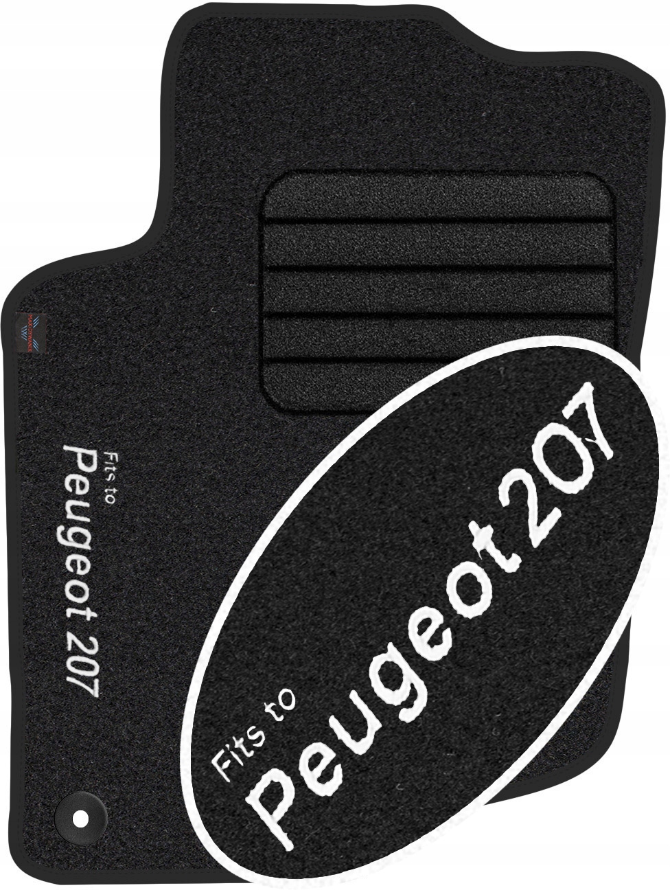 

Peugeot 207 2006-2012 Dywanik z Haftem