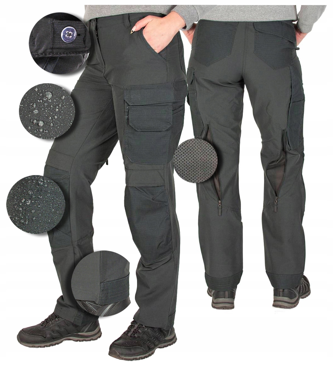 spodnie Trekkingowe Damskie w góry turystyczne na wycieczki Firi 36 S