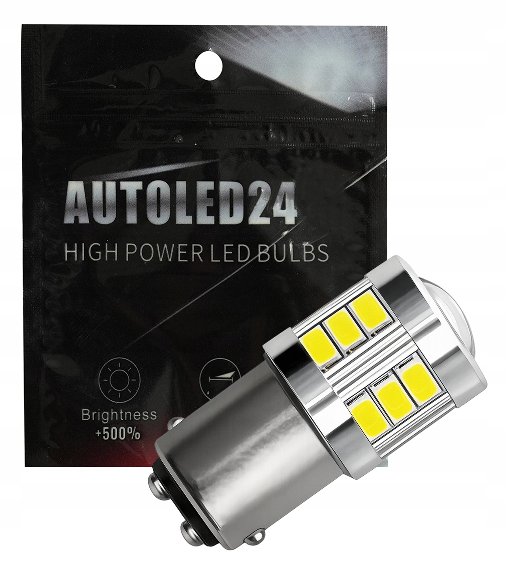 Żarówka Led 5730 BAY15d P21/5W 1157 Mocna Soczewka Retrify Automotive