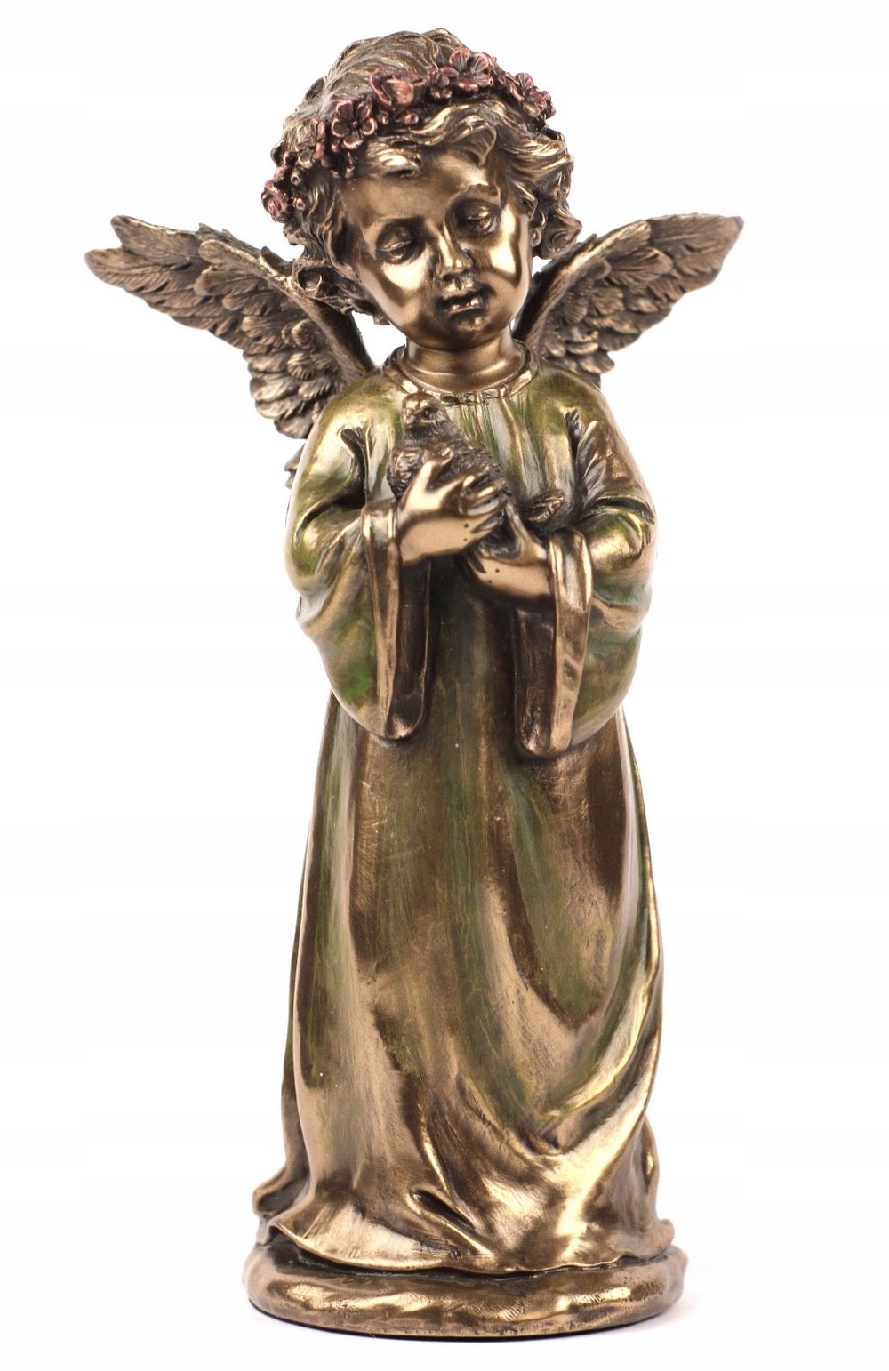 

Śliczna Figurka Aniołka Aniołek Anioł z Gołąbkiem