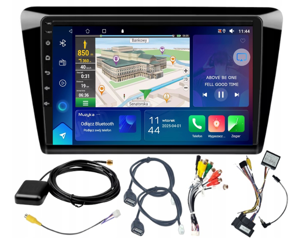 Autorádio Gps Škoda Rapid 2012-2019 Wifi Carplay Usb 2GB 64GB