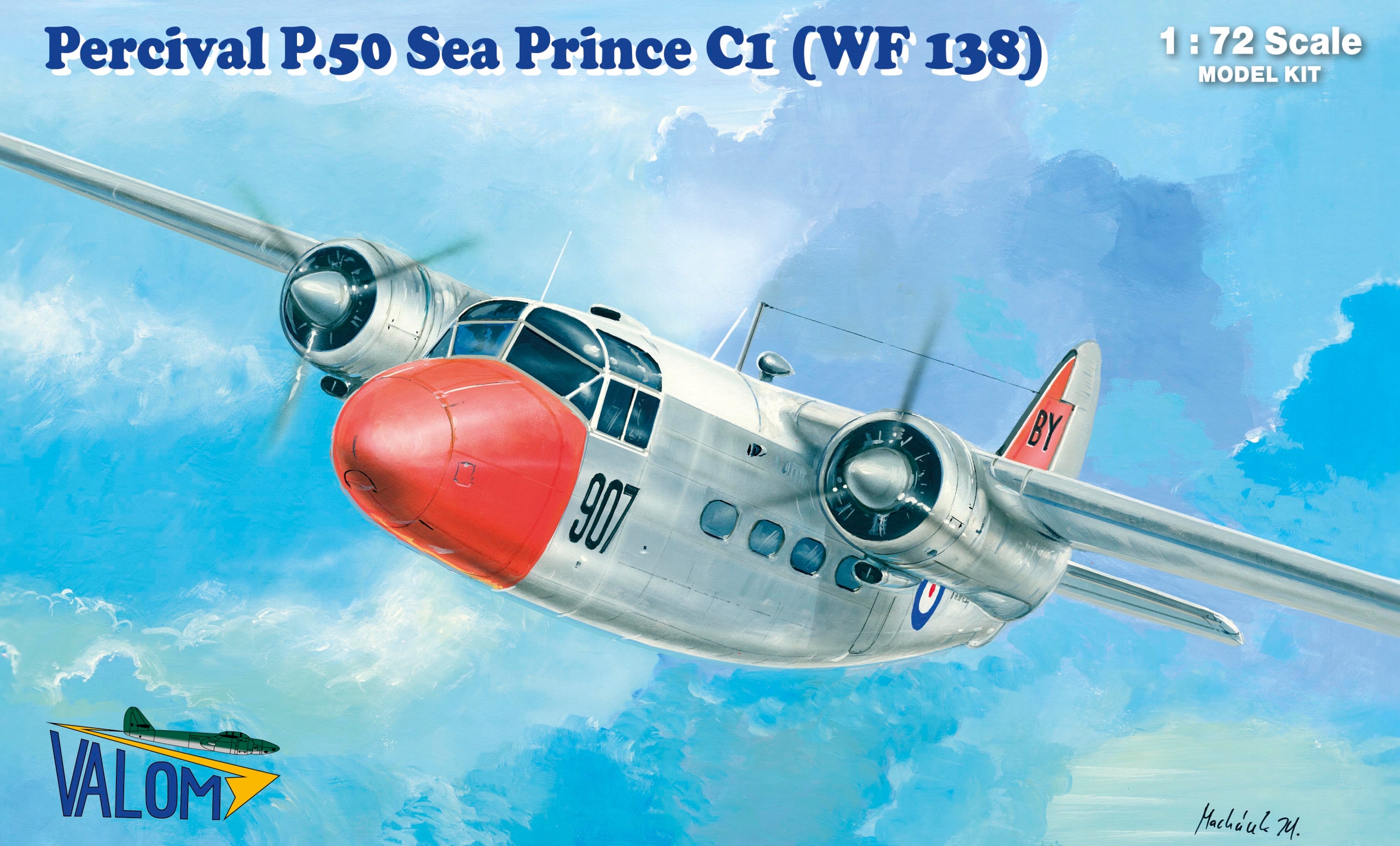 Valom 72166 1/72 Percival P.50 Mořský princ C.1