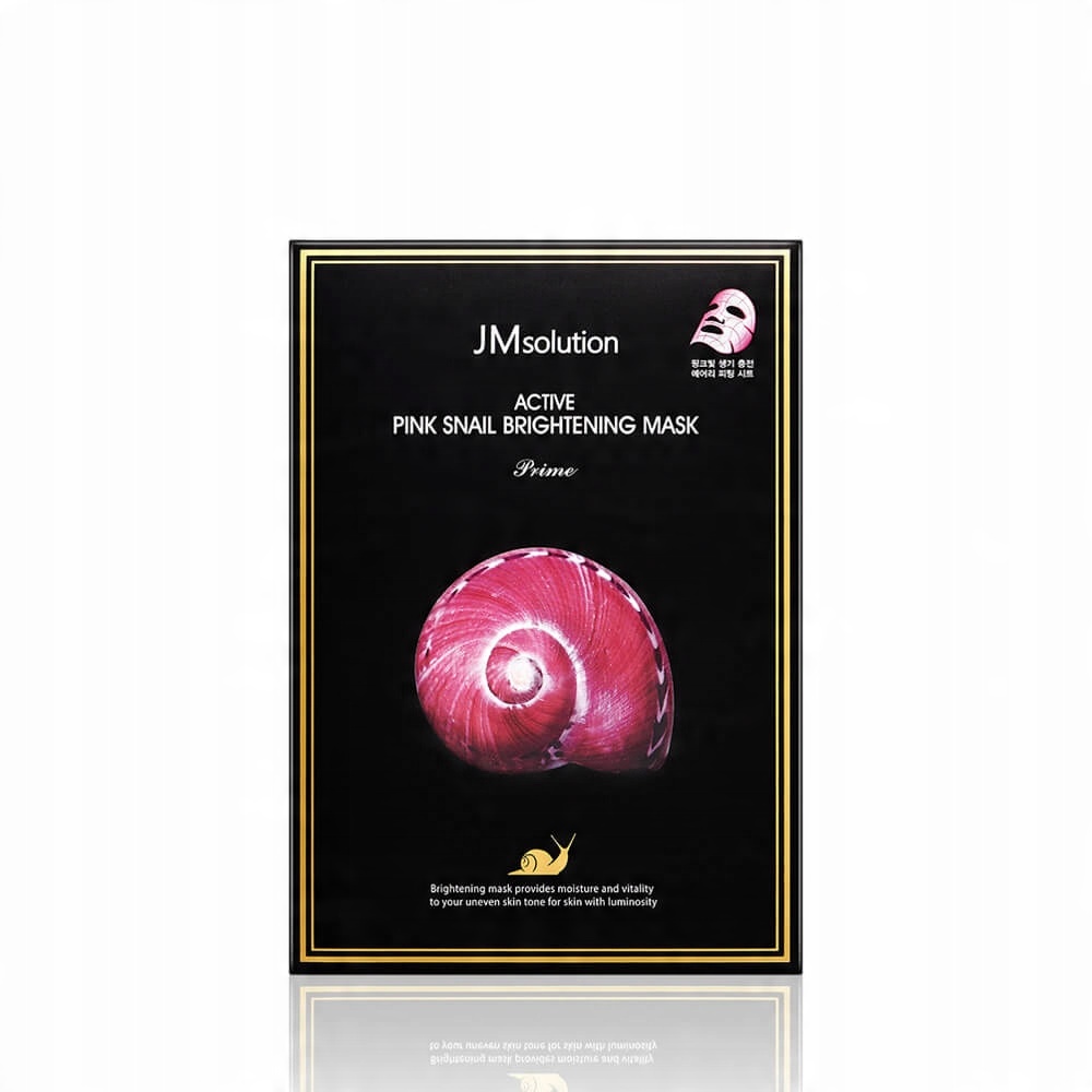 

Maska w płacie JMsolution Pink Snail Brightening