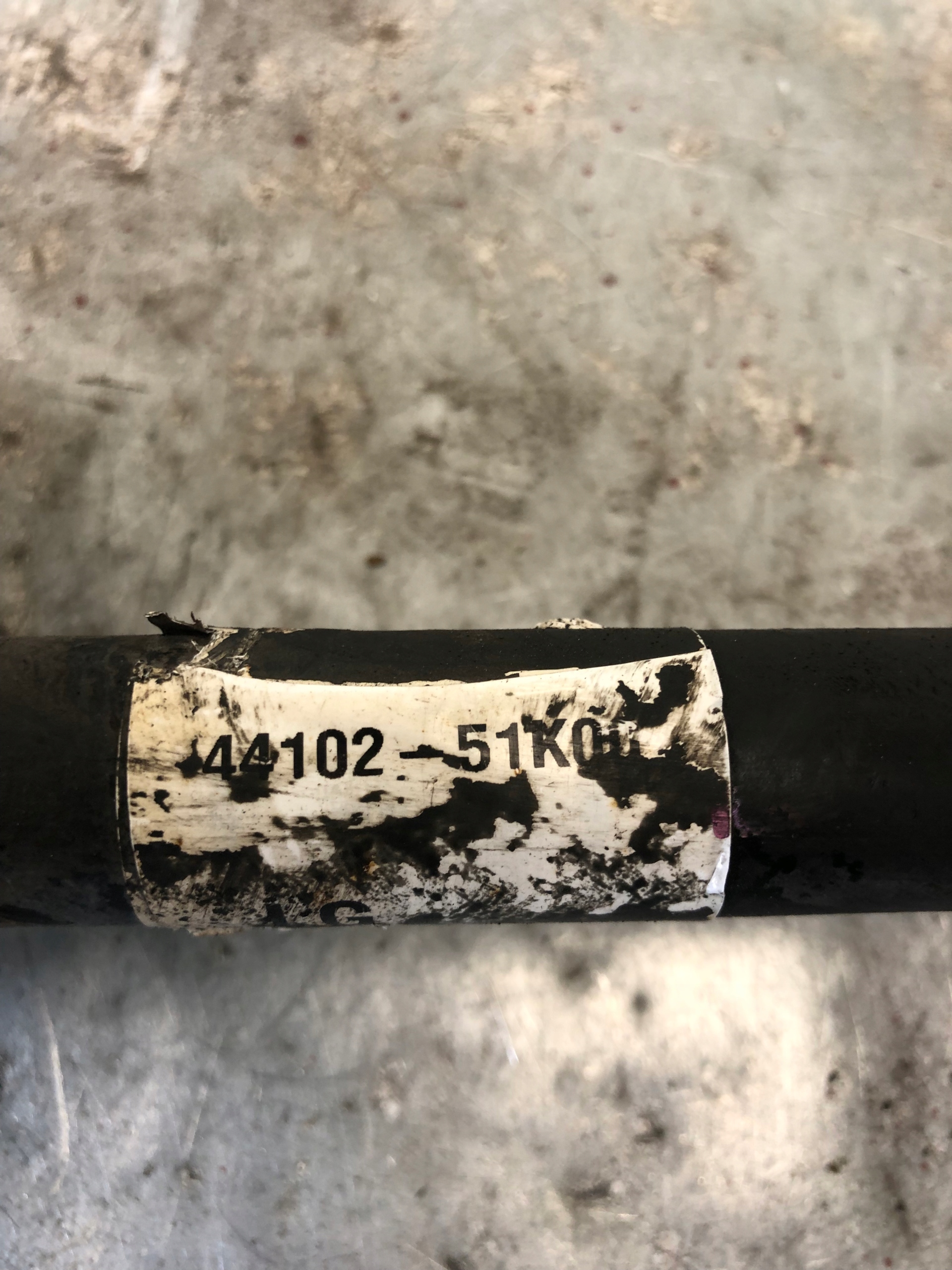 semi-axis left OPEL AGILA B 44102-51K00