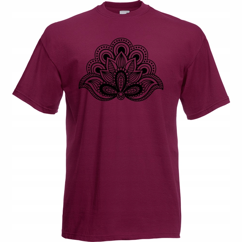

Koszulka mandala symbol M burgund