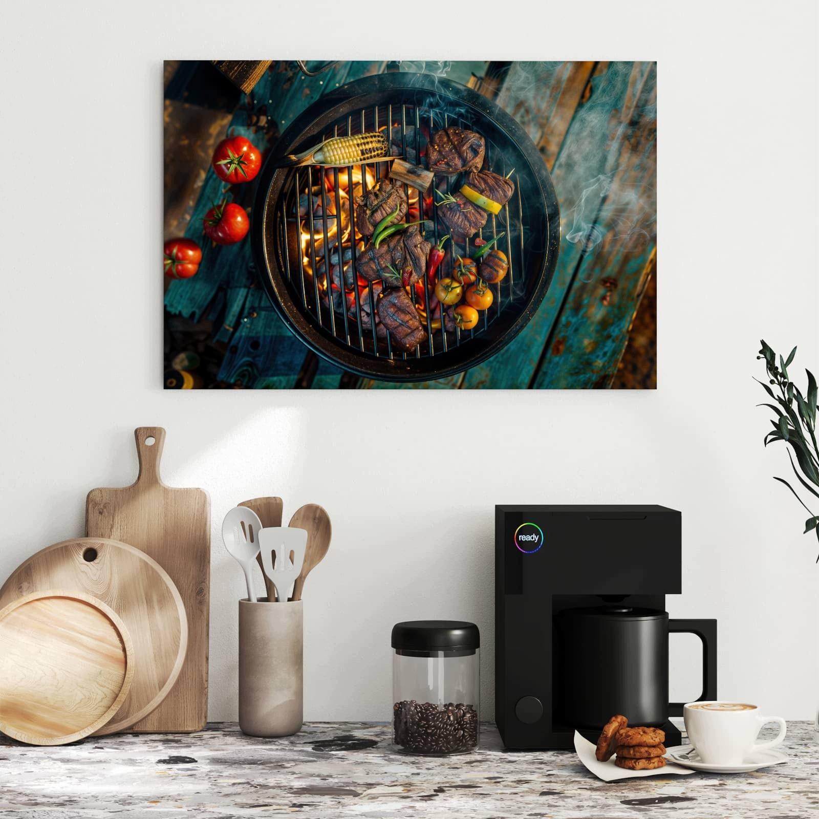 Magnetická tabule Letní grillowanie 60 × 40 cm