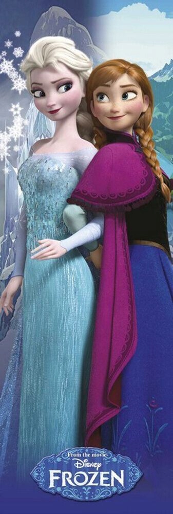 

Disney Frozen bajkowy plakat dla dziecka 53x158 cm