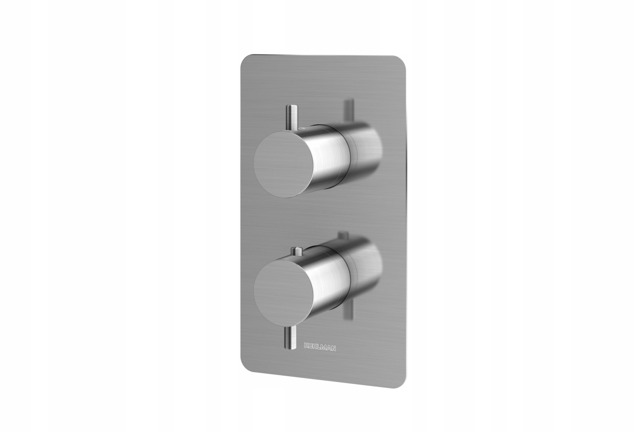 Vaňová a sprchová batéria Axel Brushed Nickel QW433ABN Kohlman