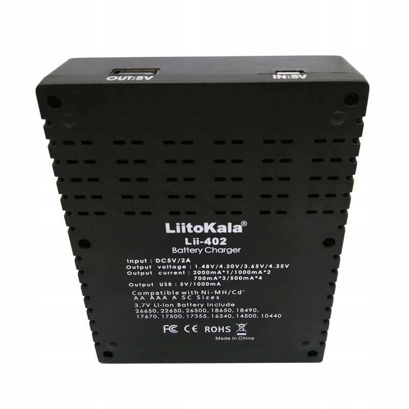 Liitokala Lii-402 - ładowarka akumulatorów 18650 Kod producenta LiitoKala lii-402