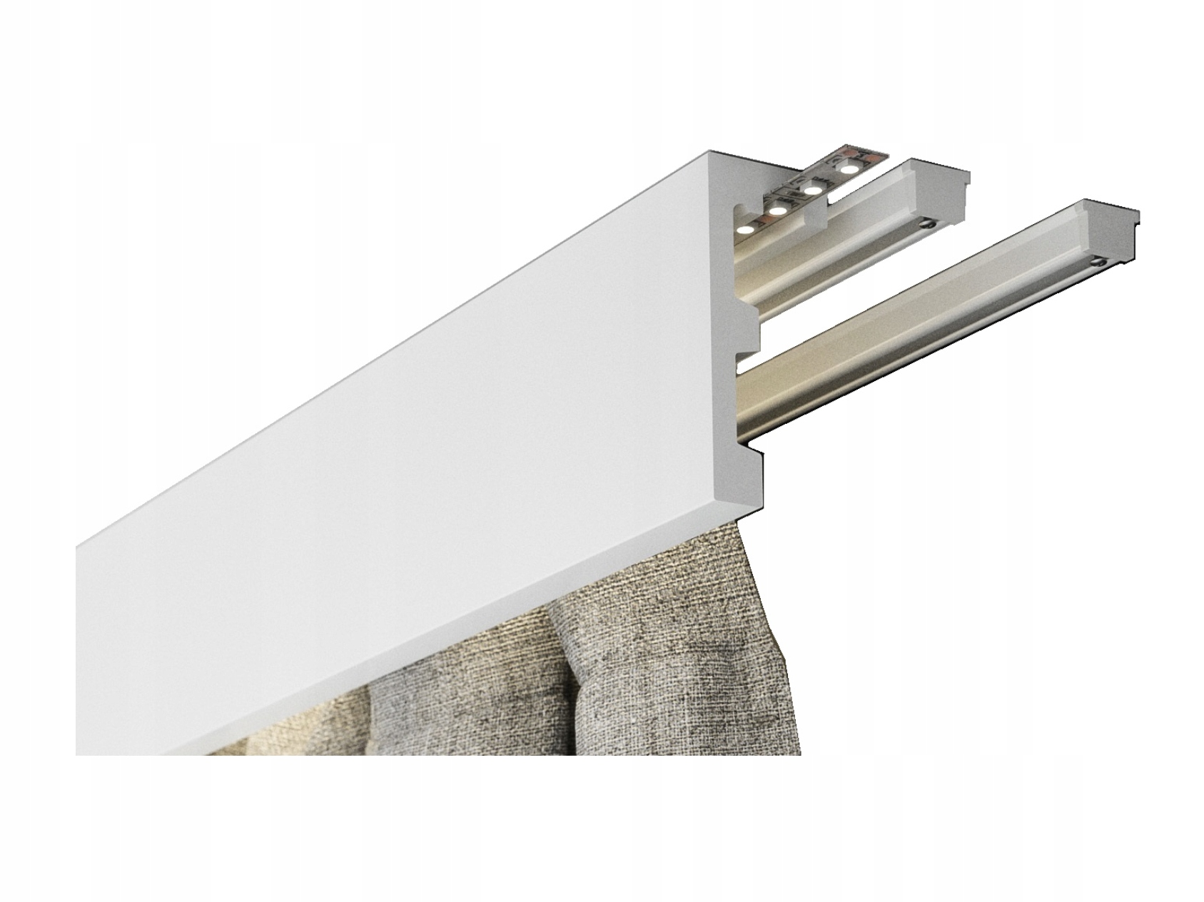 maskownica karnisza, zabudowa pod LED, LK-01 10 cm