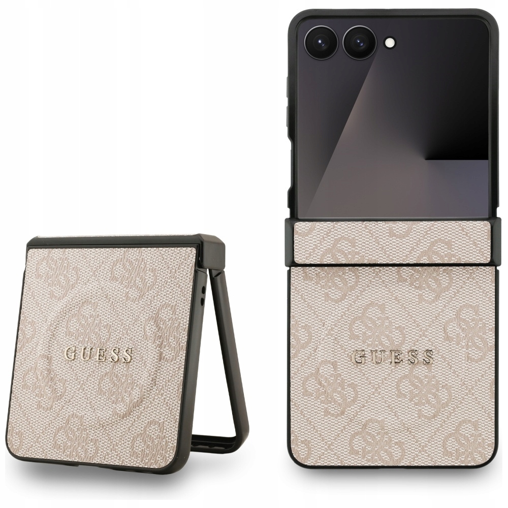 Puzdro Guess 4G Classic MagSafe pre Samsung Galaxy Z Flip7 ružové