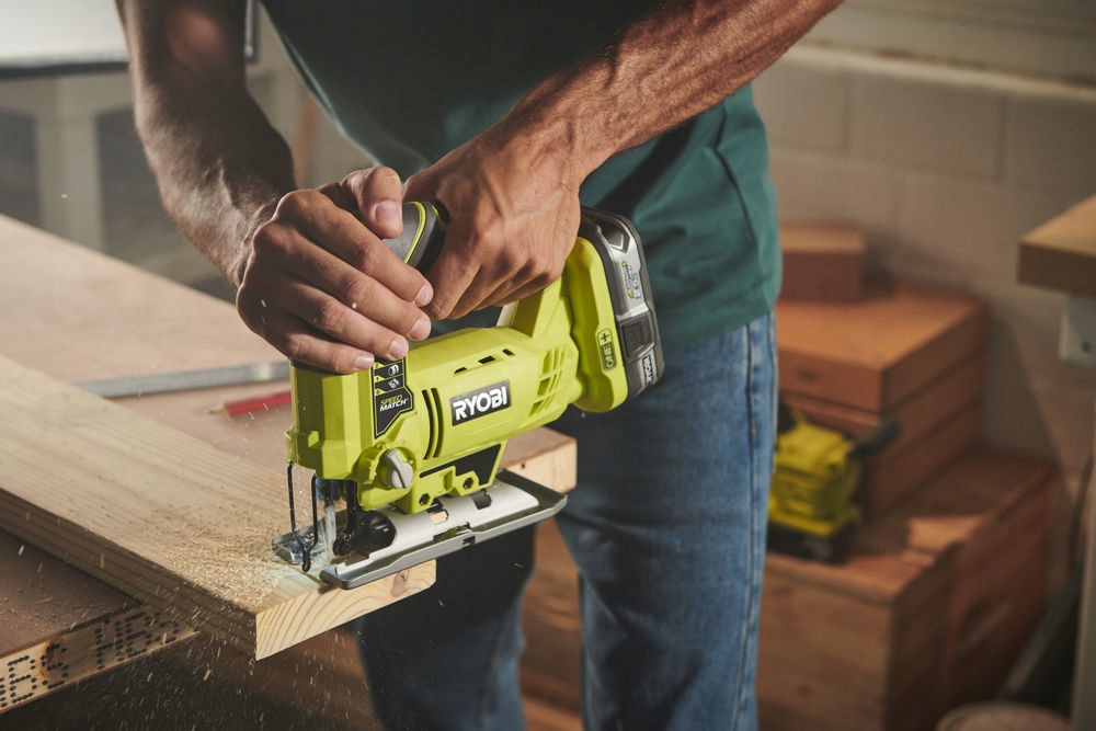 WYRZYNARKA AKUMULATOROWA RYOBI R18JS-120S ZESTAW Kod producenta R18JS-0