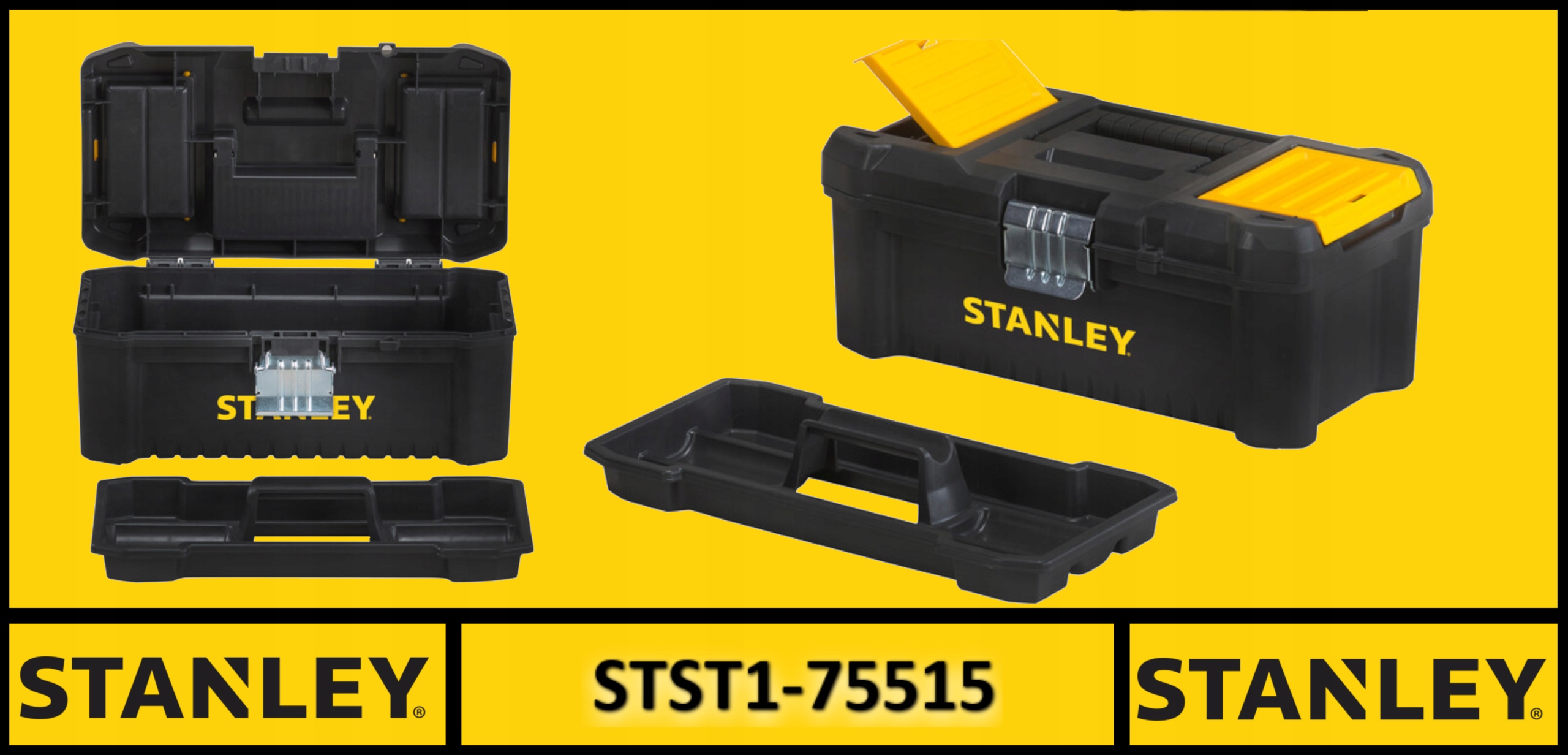 STANLEY SKRZYNKA NARZĘDZIOWA 12,5 cala STST1-75515 Rodzaj skrzynka do przenoszenia