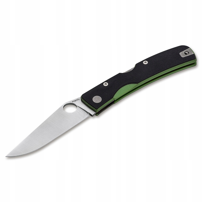 Nůž Manly Peak Black/toxic One Hand D2 59-61 Hrc