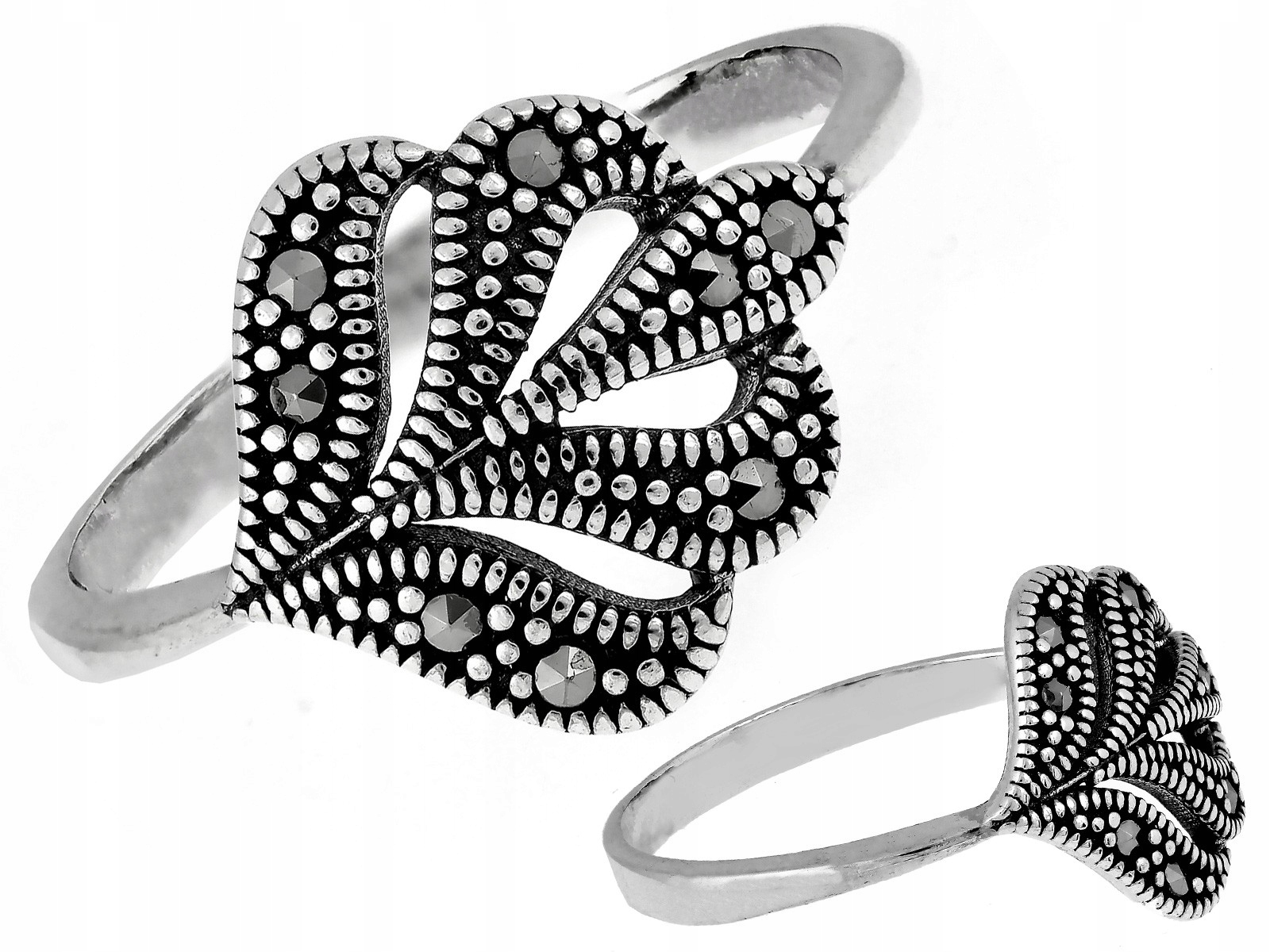 Stříbrný dámský prstýnek 925, lesklý, značkový