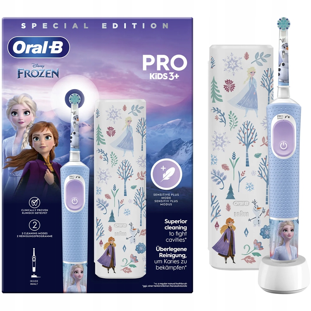 Szczoteczka Elektryczna Dla Dzieci Oral-b Vitality Pro 103 Frozen Etui