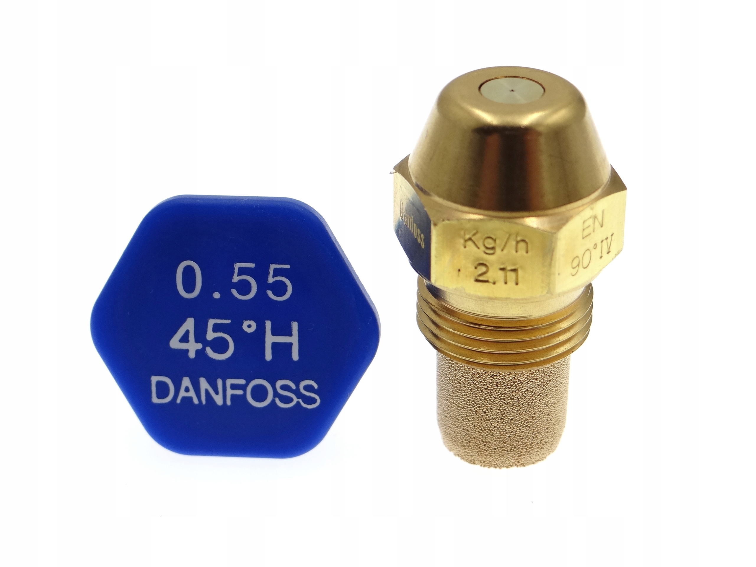 Tryska Danfoss pro olejové hořáky 0,55 USgal/h 45°H 2,11 Kg/h