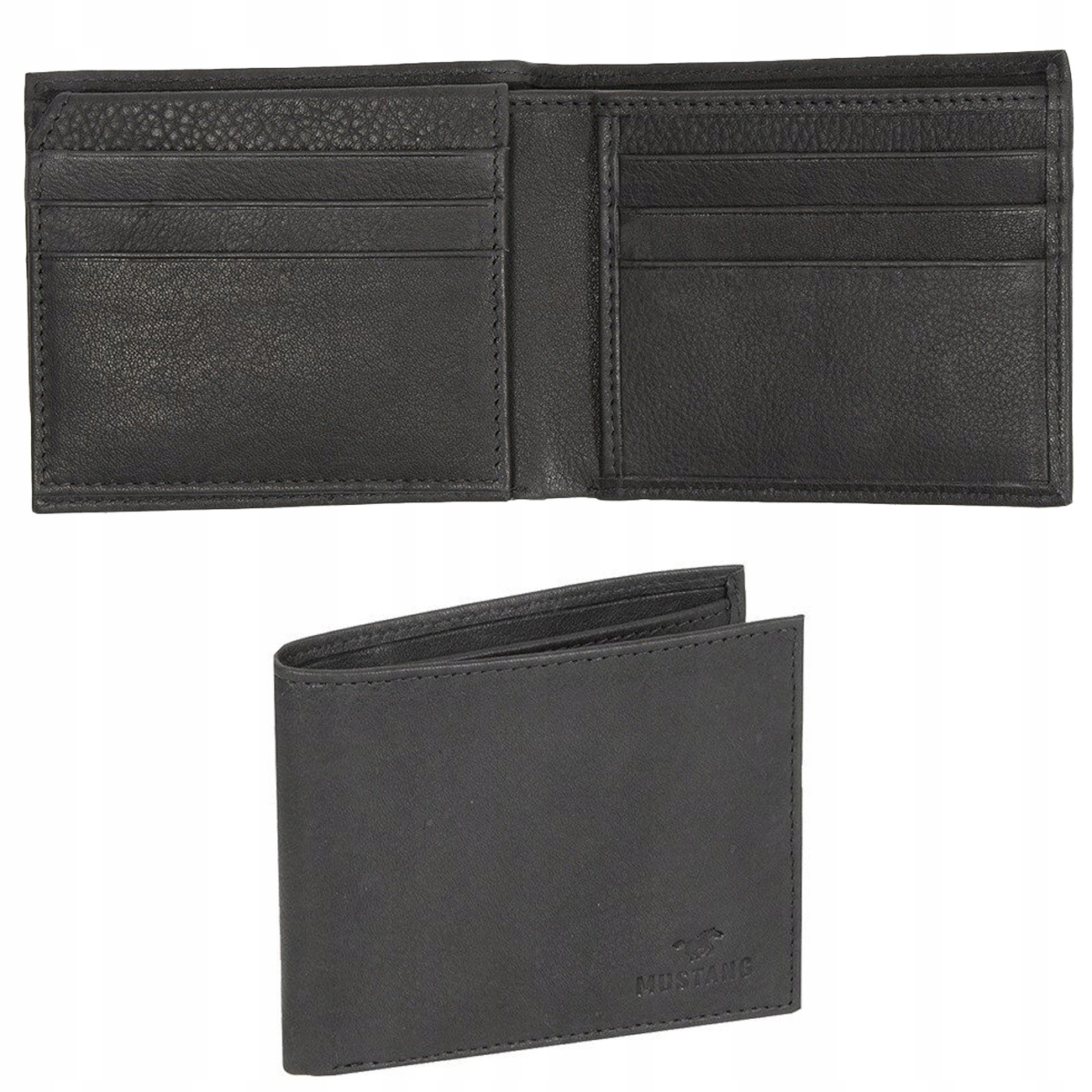 Pánská peněženka Mustang Kožená Horizontální Stylová Módní Dárková