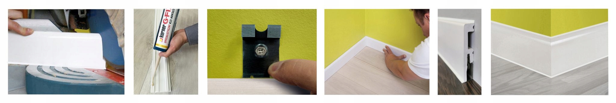 Listwa przypodłogowa KORNER VENEZIA 2,5MB ORYGINAŁ Wysokość 75 mm